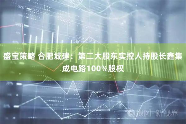 盛宝策略 合肥城建：第二大股东实控人持股长鑫集成电路100%股权