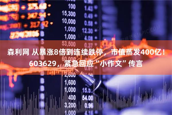 森利网 从暴涨8倍到连续跌停，市值蒸发400亿！603629，紧急回应“小作文”传言