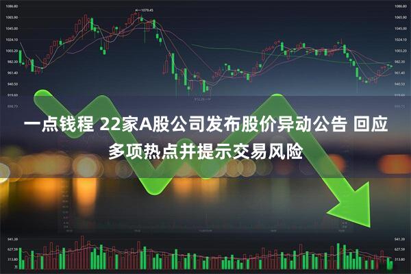 一点钱程 22家A股公司发布股价异动公告 回应多项热点并提示交易风险
